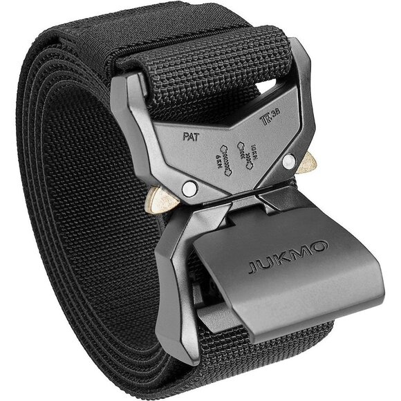 Tactical Belt, Military Hiking Rigger 1.5" Nylon Web Work Belt with Heav… - Picture 1 of 7
